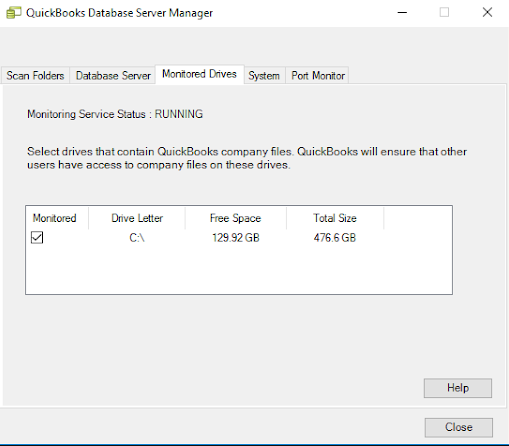 quickbooks data base manager