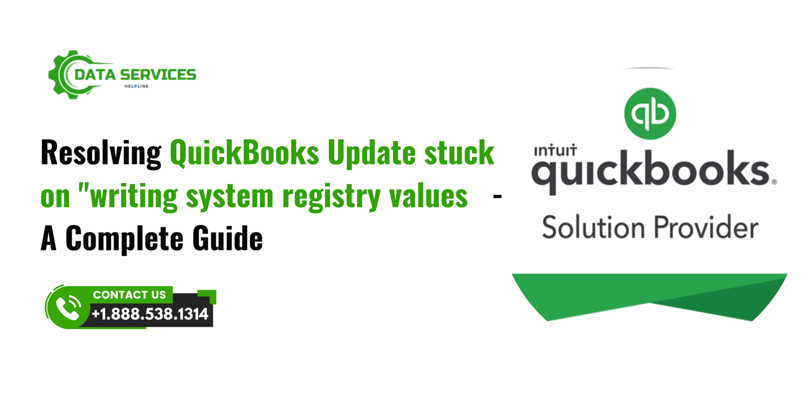 quickbooks update stuck on writing system registry values