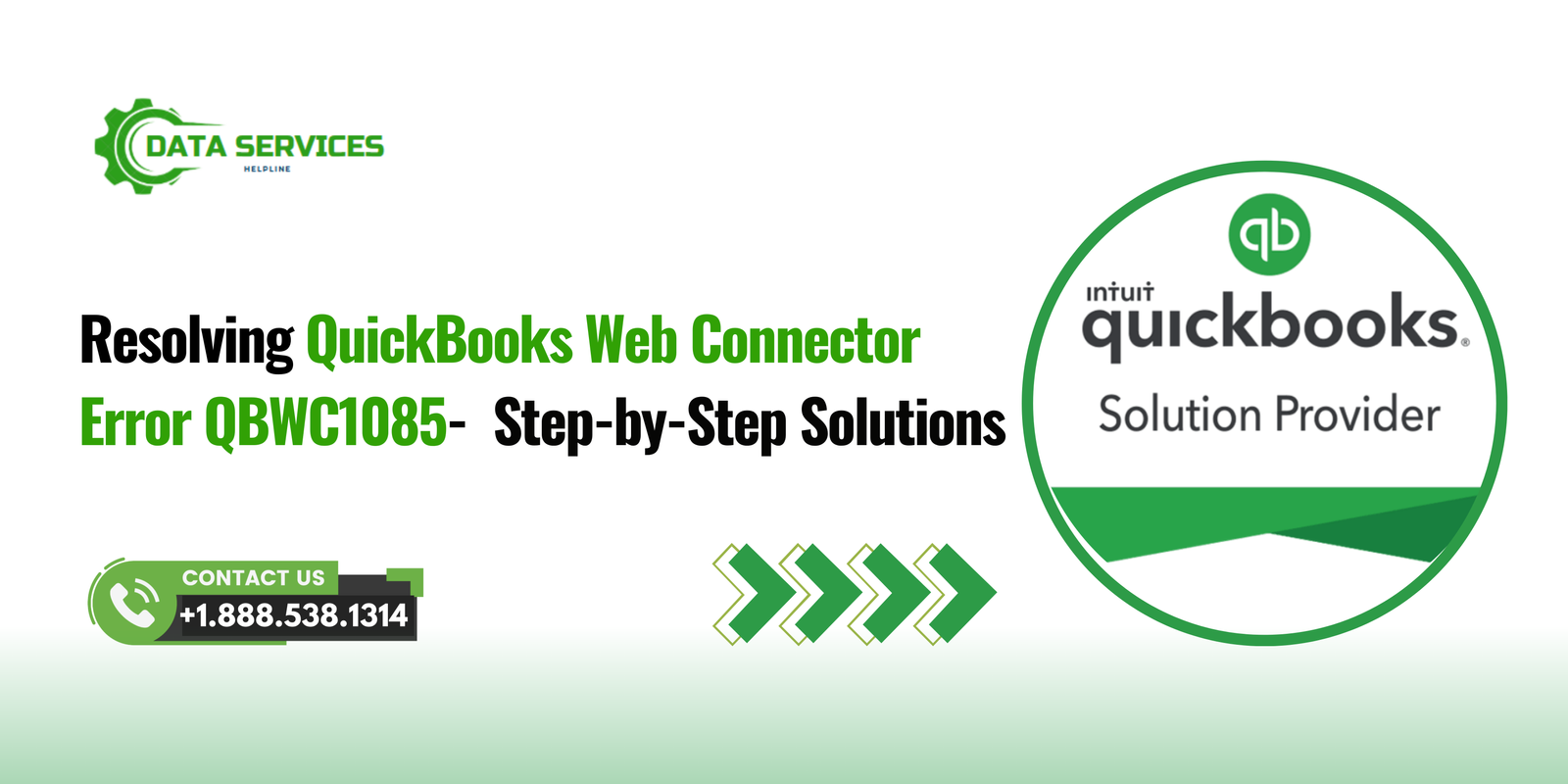 QuickBooks Web Connector Error QBWC1085